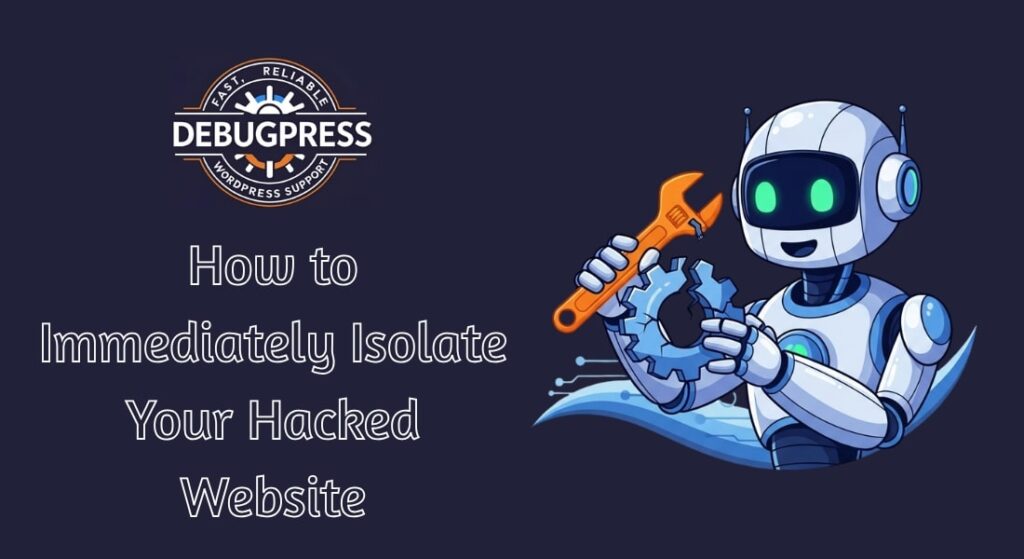 How to Immediately Isolate Your Hacked Website