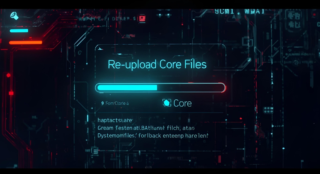 Re-upload Core Files