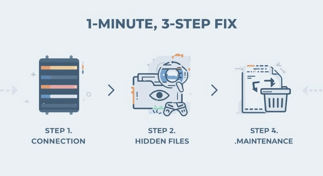 The 1-Minute, 3-Step Fix