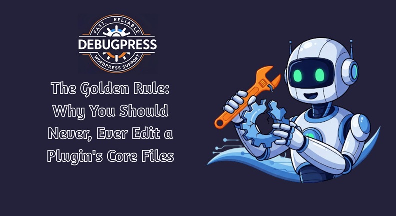 The Golden Rule: Why You Should Never, Ever Edit a Plugin's Core Files